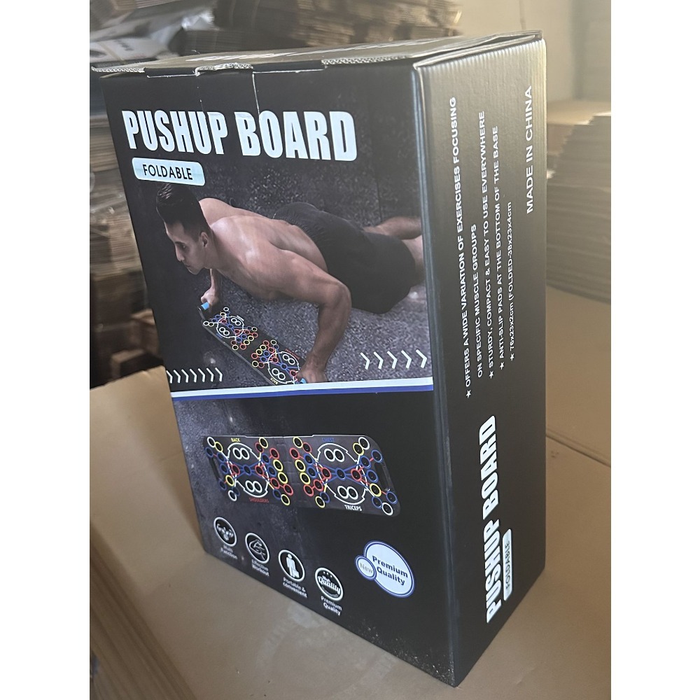 Push Up Board - Push-up rek met 54 gaten, rubberen