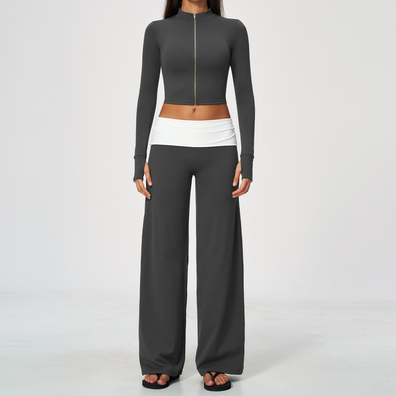 Zipjas, wijde broek, 2-delige  - Yoga Of Fitness recensie en prijs