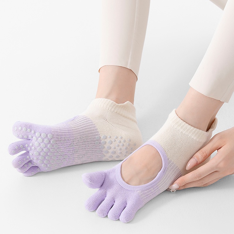 Damesyoga-sokken met vijf tene - Yoga Fitness Training recensie en prijs