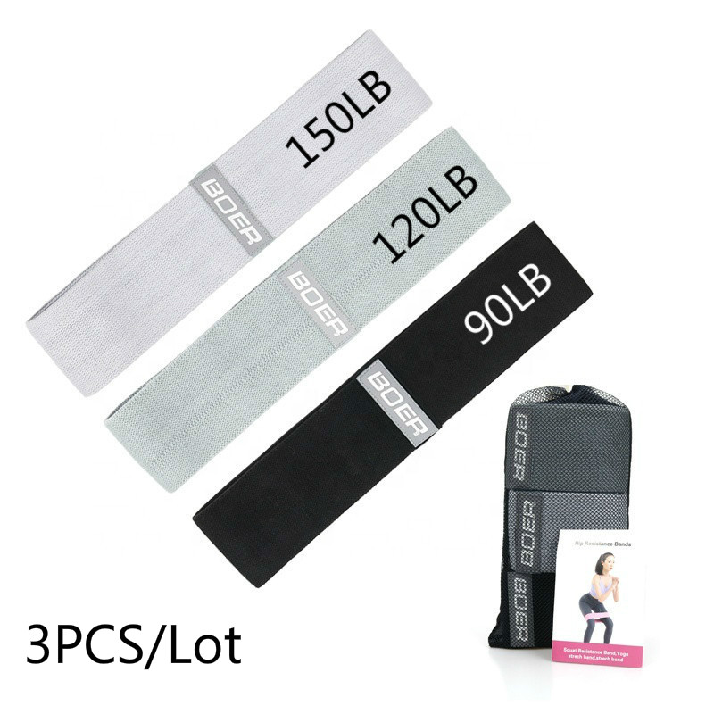 3Pcs Vrouwen Mannen Stof Resis - Yoga Fitness Resistance Band recensie en prijs