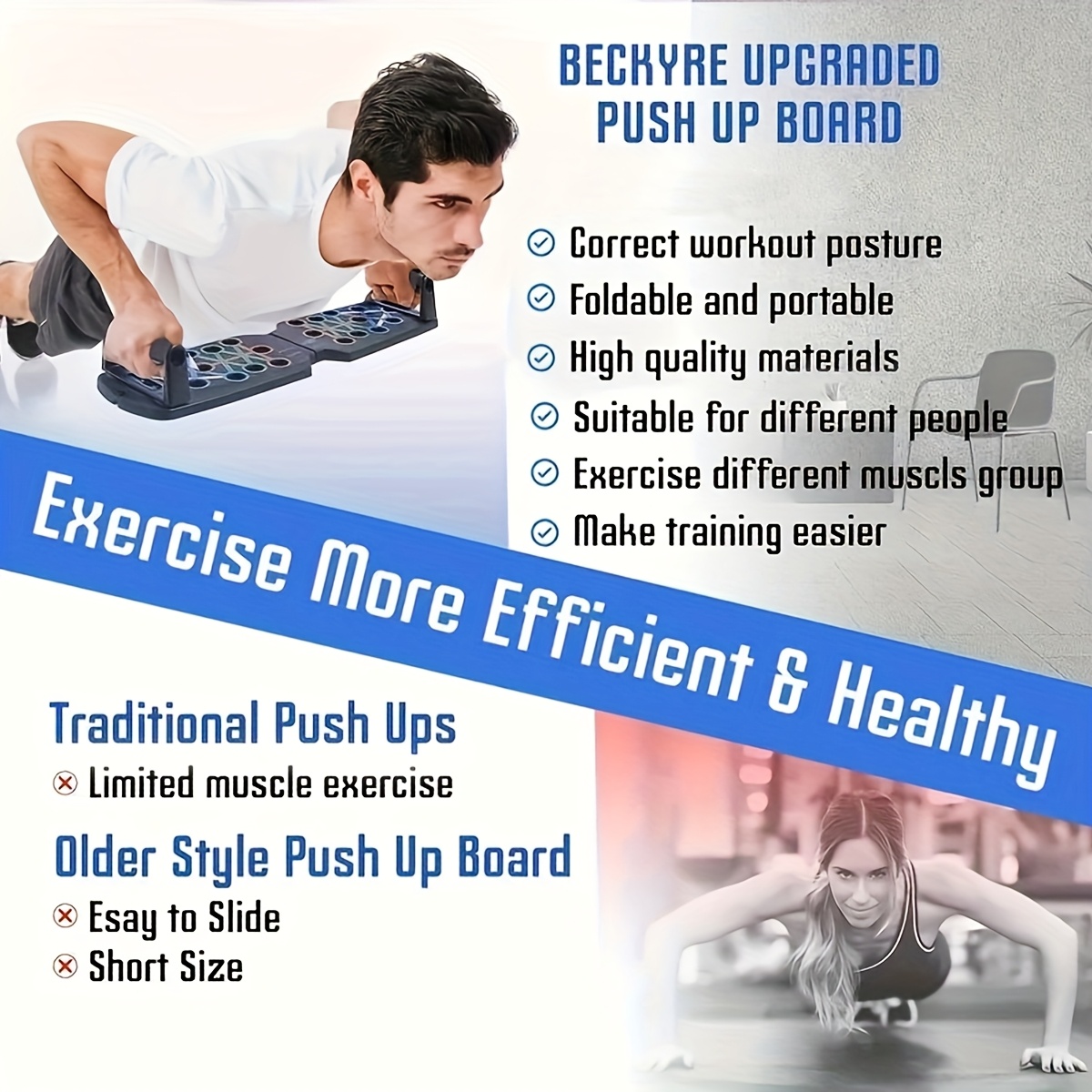 28-gaats push-upbord, multifun - Push Up Board recensie en prijs