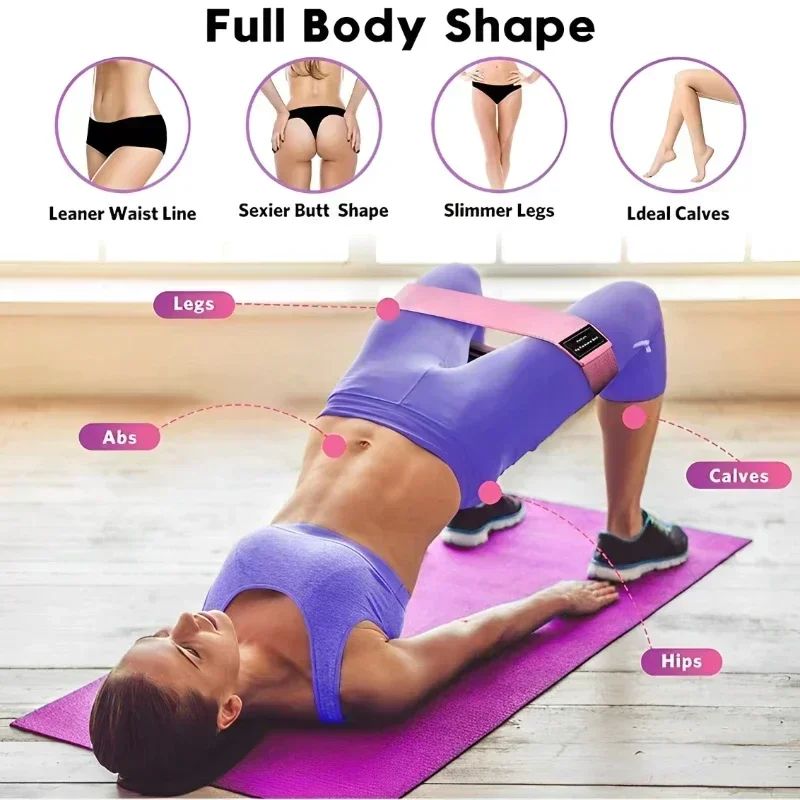Weerstandsbanden voor heupen,  - Yoga Fitness Resistance Band recensie en prijs