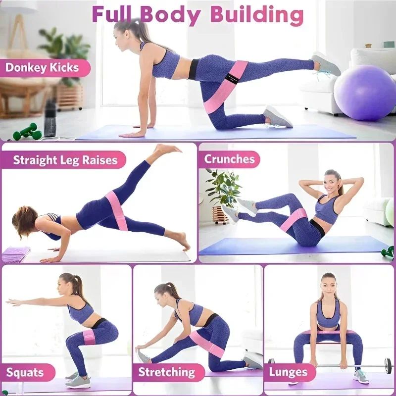 Weerstandsbanden voor heupen,  - Yoga Fitness Resistance Band recensie en prijs
