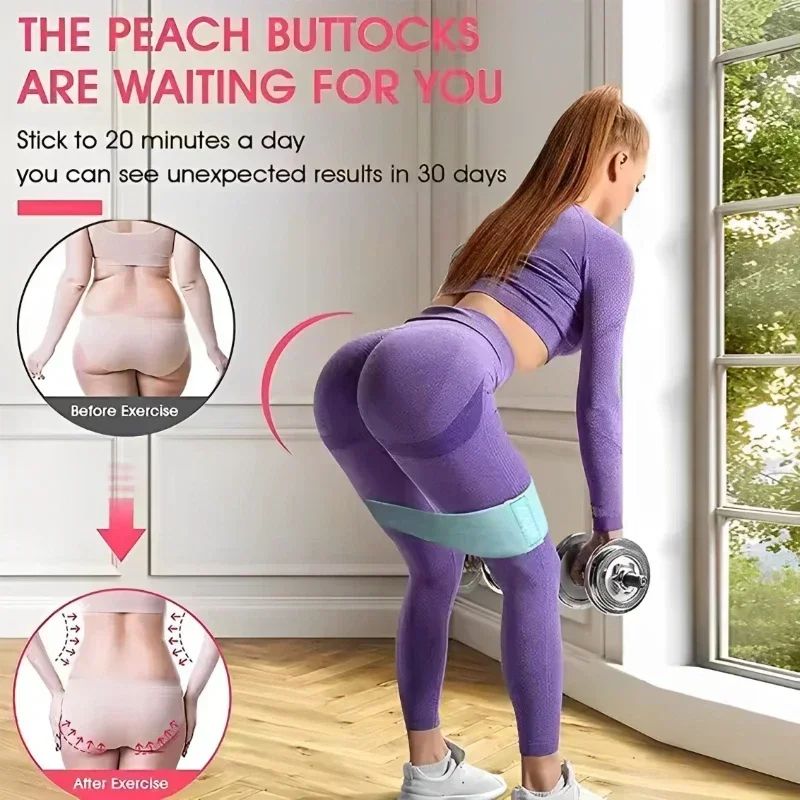 Weerstandsbanden voor heupen,  - Yoga Fitness Resistance Band recensie en prijs