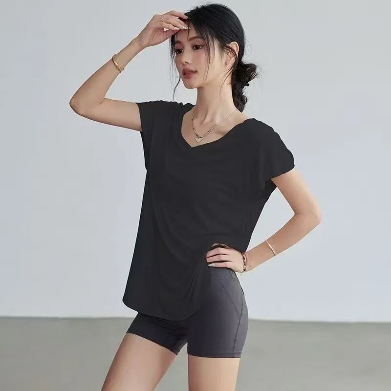 Dames afslankend yoga-T-shirt  - Yoga Fitness Training recensie en prijs